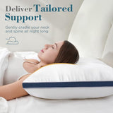 viewstar Bed Pillows King Size Set of 2, Hotel Quality, Down Alternative Big Pillow for Back, Stomach or Side Sleepers, Firm