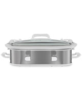 Crock-Pot 3.5 Quart Casserole Slow Cooker, Stainless Steel