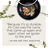 All-Clad H9112S64 Essentials Nonstick Hard Anodized 8.5 and 10.5-inch Fry Pans?? 2 Piece?? Grey