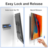 Suptek Studless TV Wall Mount for Most 23-60 Inch TVs up to 99 lbs, Low Profile No Drill TV Mount, Drywall TV Bracket with Max VESA 400x400mm, No Stud, No Drill, Easy Install, MF8